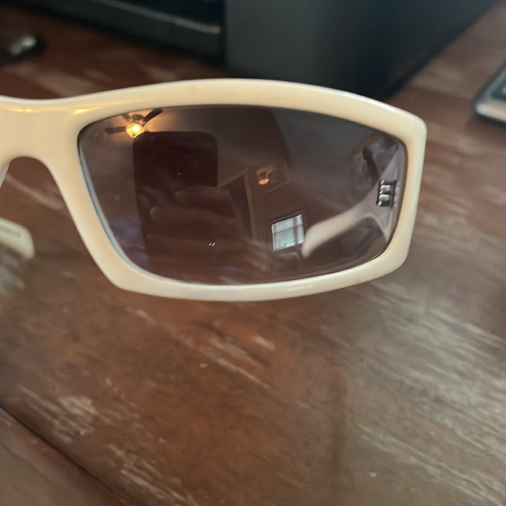 Von Zipper VZ Projektor white rectangular sunglasses. Made in Italy - Picture 8 of 15